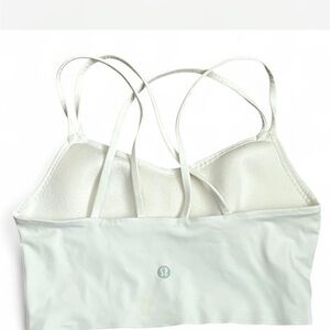 lululemon athletica Cream Strappy Sports Bra